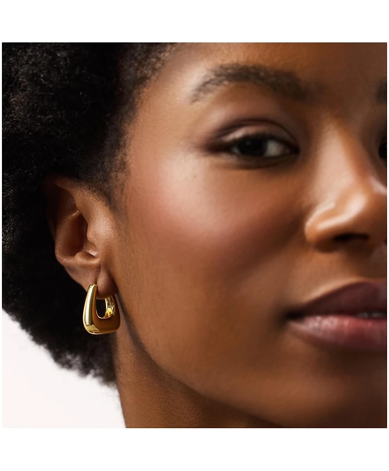 Ana Luisa Chunky Gold Hoop Earrings - Colene