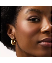 Ana Luisa Chunky Gold Hoop Earrings - Colene