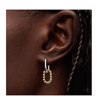 Ana Luisa Drop Earrings - Ash Double Mini Two Tone