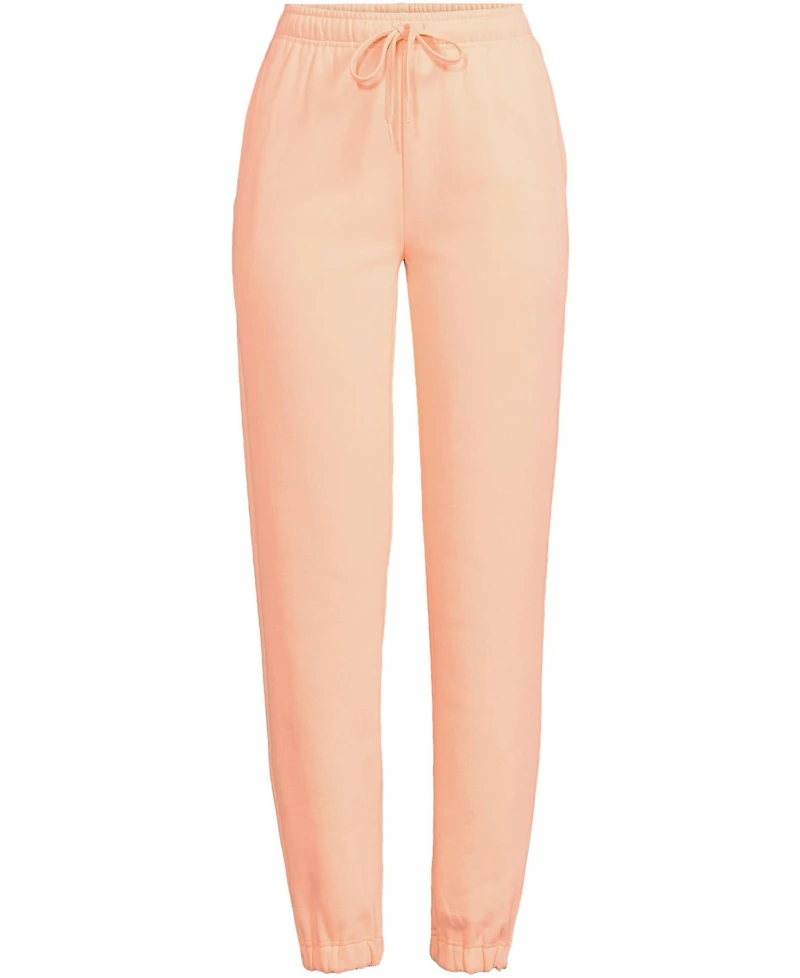 Lands' End Women's Plus Serious Sweats High Rise Jogger Pants - Set Bottom