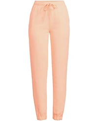 Lands' End Women's Plus Serious Sweats High Rise Jogger Pants - Set Bottom