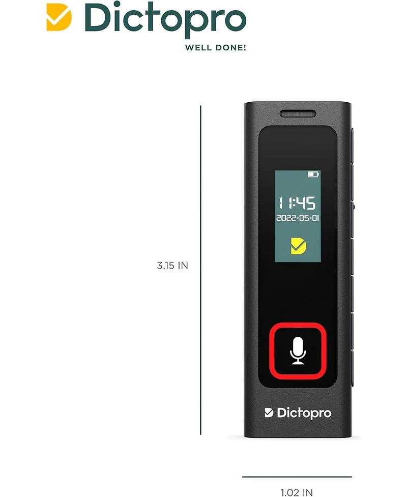 Treblab Dictopro X200 Digital Voice Recorder