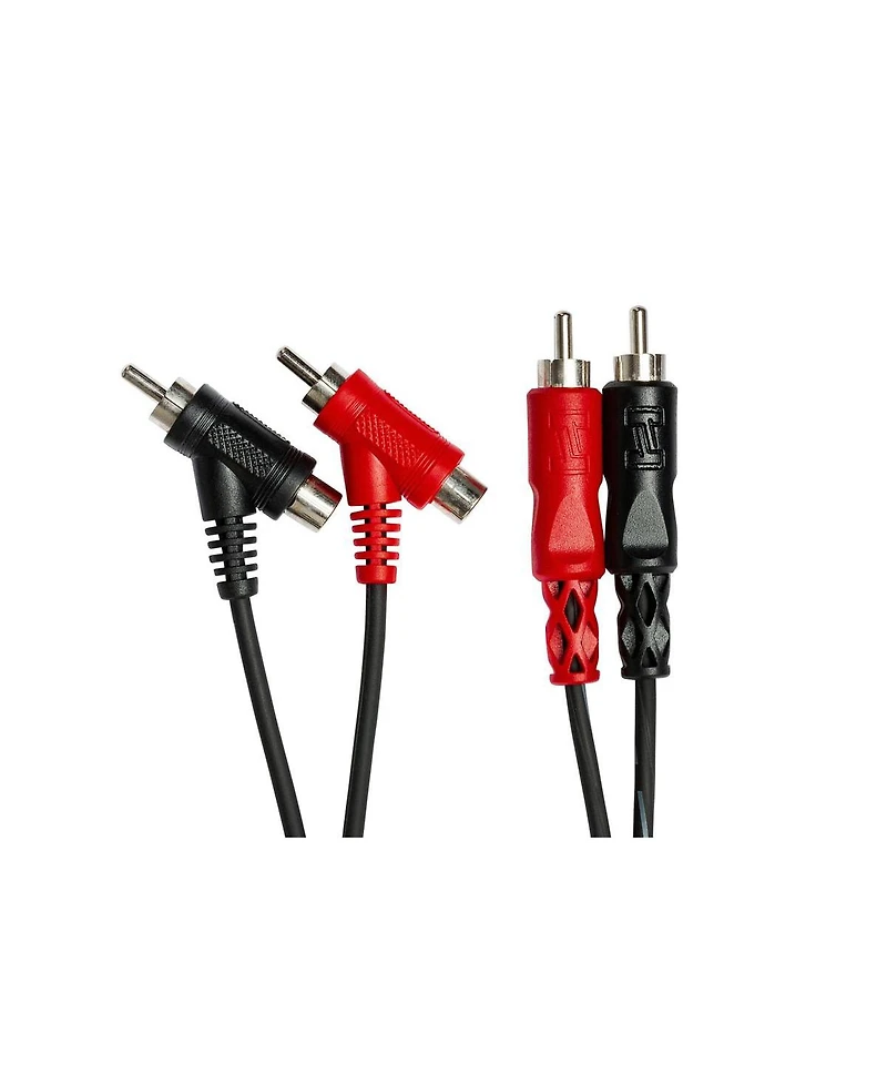 Hosa Technology 3.3'/1m Dual Rca to Dual Piggyback Rca Audio Cable