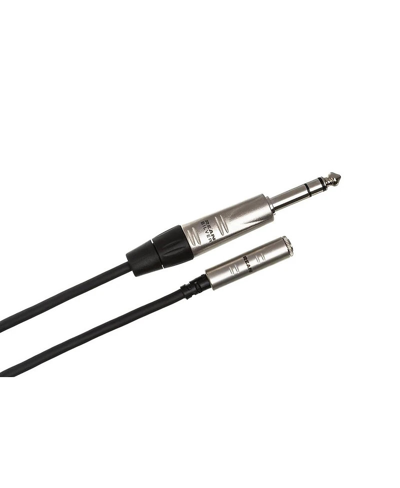 Hosa Technology 5' Rean 3.5mm Trs Female to 1/4" Trs Male Pro Headphones Adapter Cable