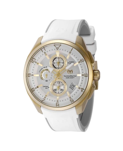 Technomarine Men's Tm-318123 Ocean Quartz Silver Dial Watch