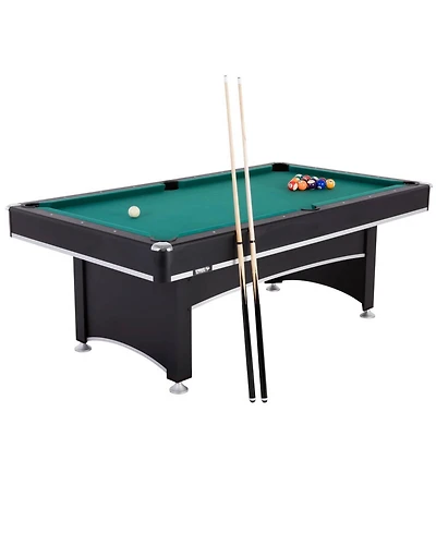 Slickblue 2-in-1 Billiards Table with Table Tennis Conversion Top for Family Games