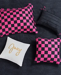 Juicy Couture Checkerboard Reversible 5-Pc. Comforter Set, Twin/Twin Xl