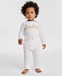First Impressions Baby Brushed Rib Pants, Macy's Exclusive