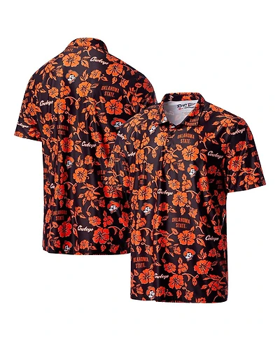 Reyn Spooner Men's Black Oklahoma State Cowboys Performance Polo Shirt