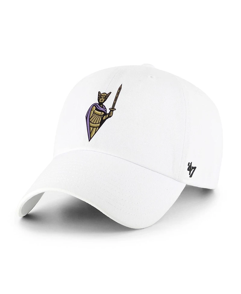 '47 Brand Men's and Women's White Golden State Valkyries Logo Clean Up Adjustable Hat