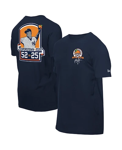 New Era Men's Cc Sabathia Navy York Yankees 2025 National Baseball Hall of Fame Grapefruit T-Shirt
