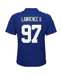 Nike Big Boys and Girls Dexter Lawrence Royal New York Giants Game Jersey