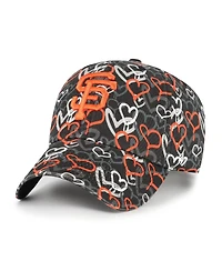 '47 Brand Big Girls Black San Francisco Giants Mural Clean Up Adjustable Hat
