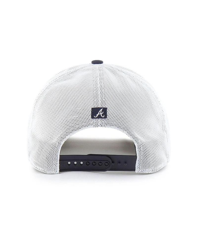 '47 Brand Men's Navy/White Atlanta Braves Fairway Trucker Adjustable Hat