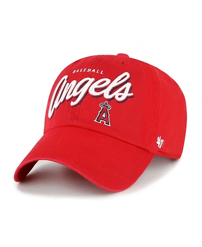 '47 Brand Women's Red Los Angeles Angels Ariana Clean Up Adjustable Hat