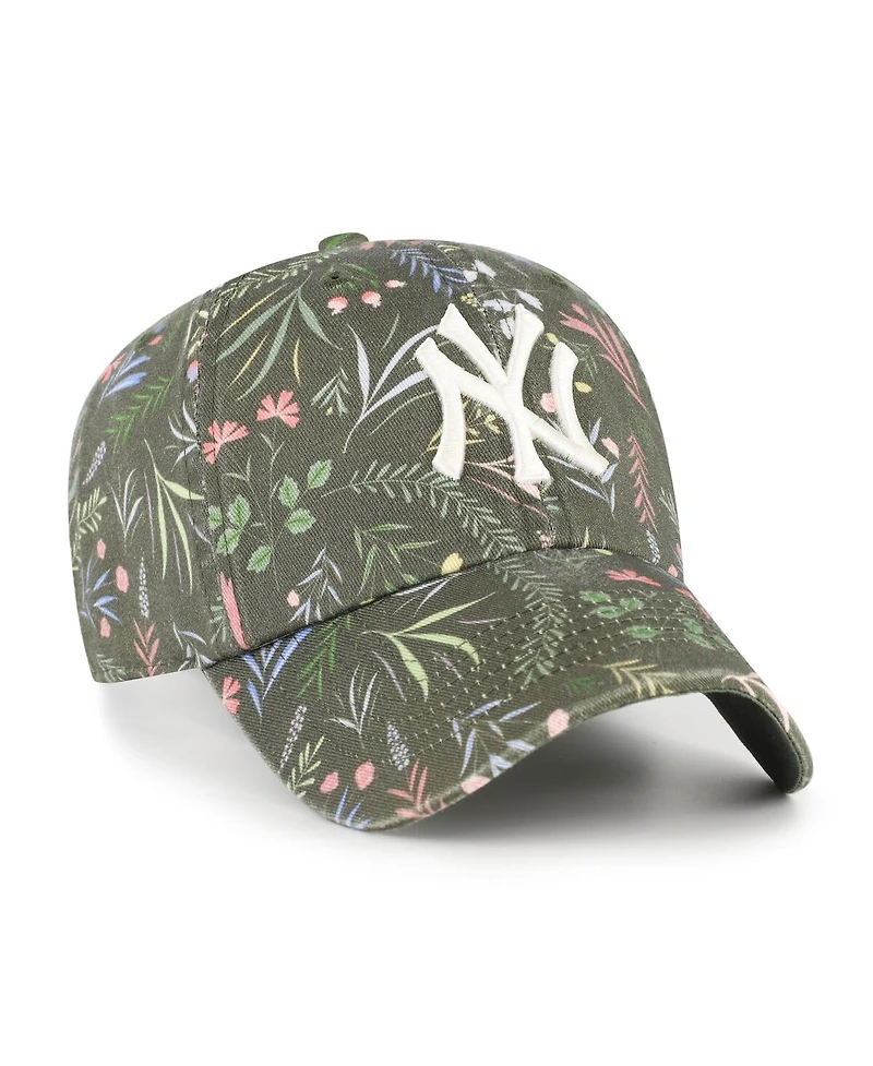 '47 Brand Women's Olive New York Yankees Moss Verbena Clean Up Adjustable Hat
