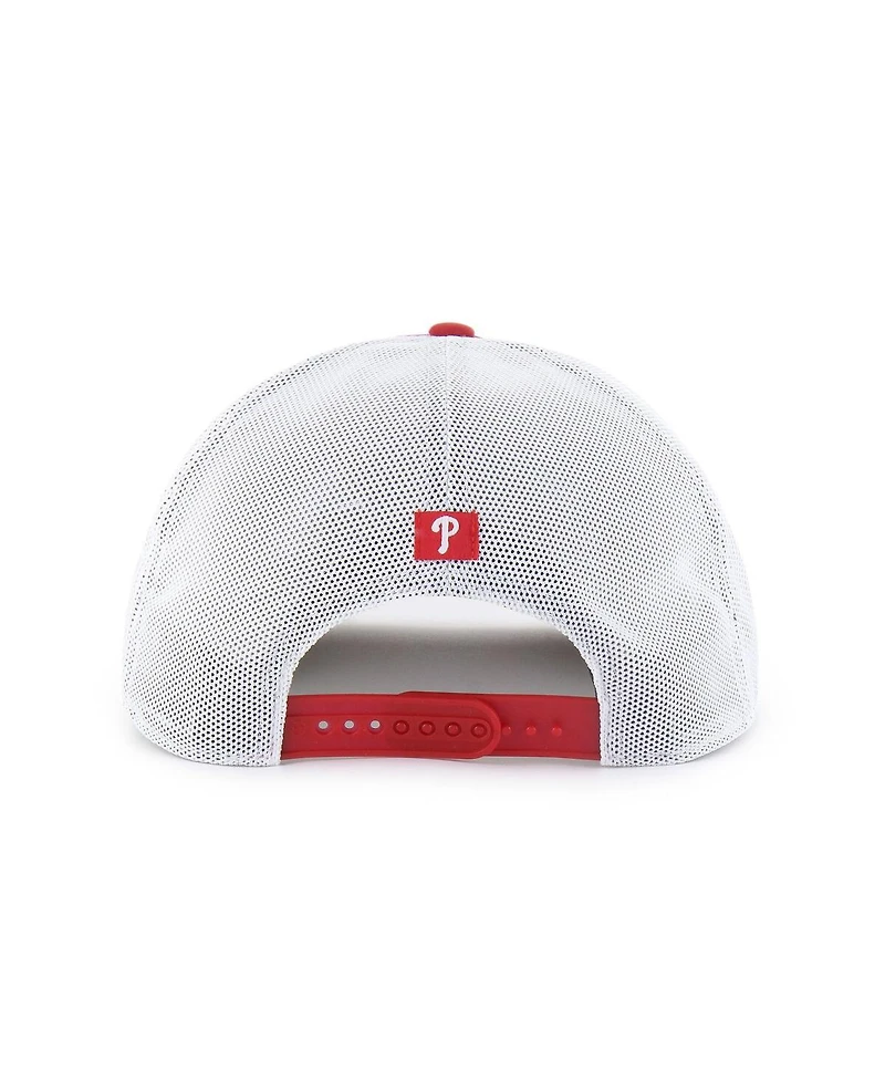 '47 Brand Men's Red Philadelphia Phillies Brrr Downburst Mesh Hitch Adjustable Hat