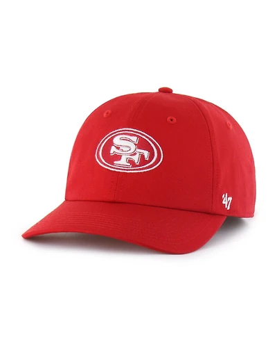 '47 Brand Men's Scarlet San Francisco 49ers Foundational Franchise Fitted Hat