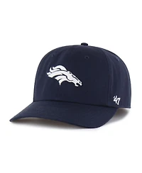 '47 Brand Men's Navy Denver Broncos Foundational Franchise Fitted Hat