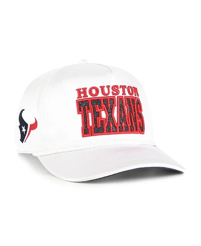 '47 Brand Women's White Houston Texans Outspoken Hitch Adjustable Hat