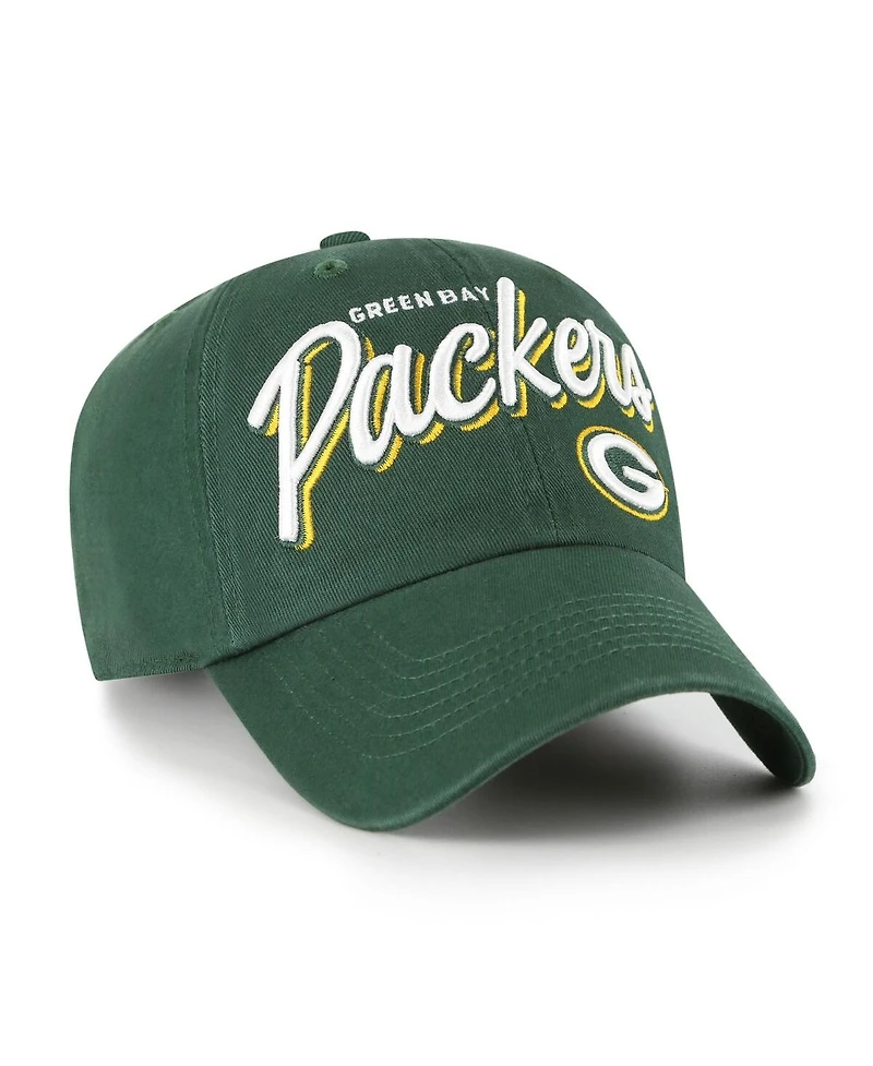 '47 Brand Women's Green Bay Packers Ariana Clean Up Adjustable Hat