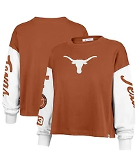 47 Brand Women's Texas Orange Longhorns Sydney Long Sleeve T-Shirt