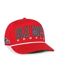 '47 Brand Big Boys and Girls Red Ole Miss Rebels Byline Hitch Adjustable Hat