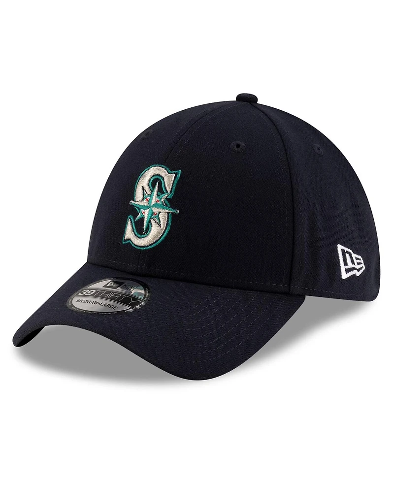 New Era Men's Ichiro Suzuki Navy Seattle Mariners 2025 Baseball Hall of Fame Side Patch 39THIRTY Flex Hat