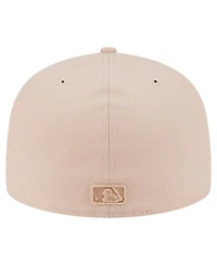 New Era Men's Light Beige Chicago White Sox Color Pack A-Frame 59FIFTY Fitted Hat