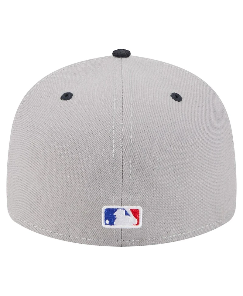 New Era Men's Aaron Judge Gray York Yankees 59FIFTY Fitted Hat
