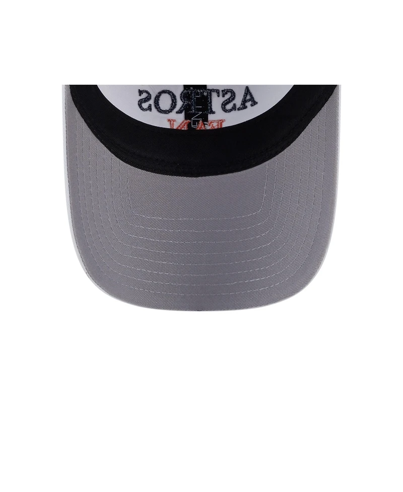 New Era Women's White Houston Astros Team Fan 9TWENTY Adjustable Hat