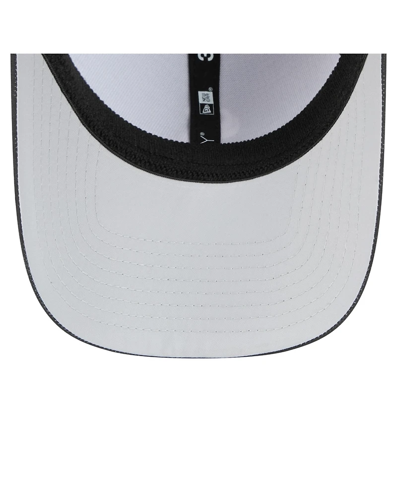New Era Men's Black Chicago White Sox Tonal Camo 39THIRTY Flex Hat