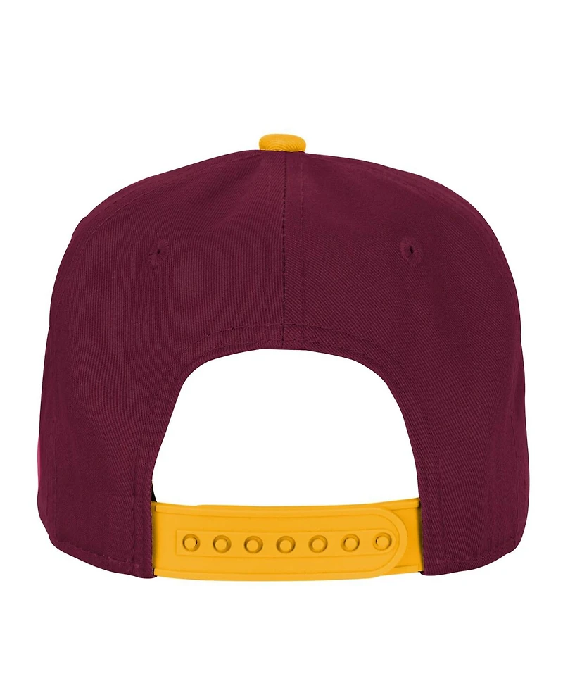 Outerstuff Big Boys and Girls Burgundy Washington Commanders Essentials Adjustable Hat