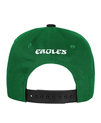 Outerstuff Big Boys and Girls Kelly Green Philadelphia Eagles True Retro Adjustable Hat