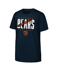Outerstuff Big Boys and Girls Navy Chicago Bears Posterize T-Shirt