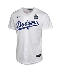 Nike Big Boys and Girls Freddie Freeman White Los Angeles Dodgers 2024 World Series Game Jersey