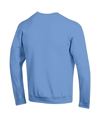 Champion Men's Powder Blue Ole Miss Rebels Basic Arch Fleece Pullover Sweatshirt