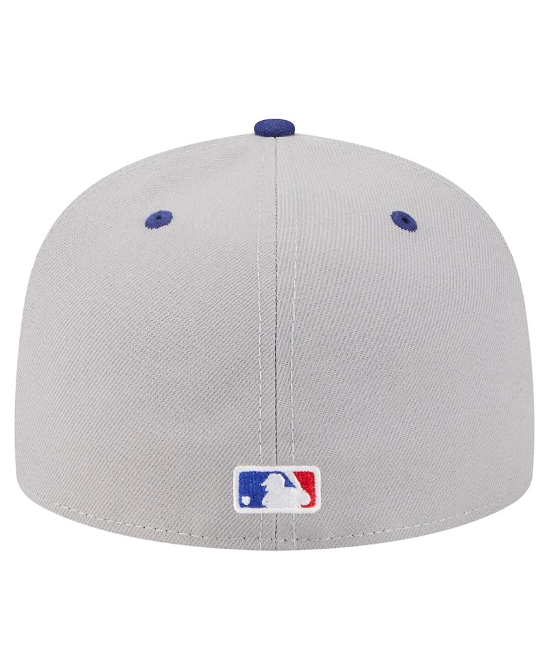 New Era Men's Shohei Ohtani Gray Los Angeles Dodgers 59FIFTY Fitted Hat