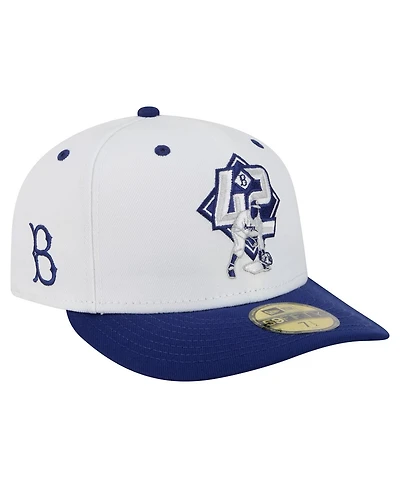 New Era Men's Jackie Robinson White Brooklyn Dodgers 59FIFTY Fitted Hat