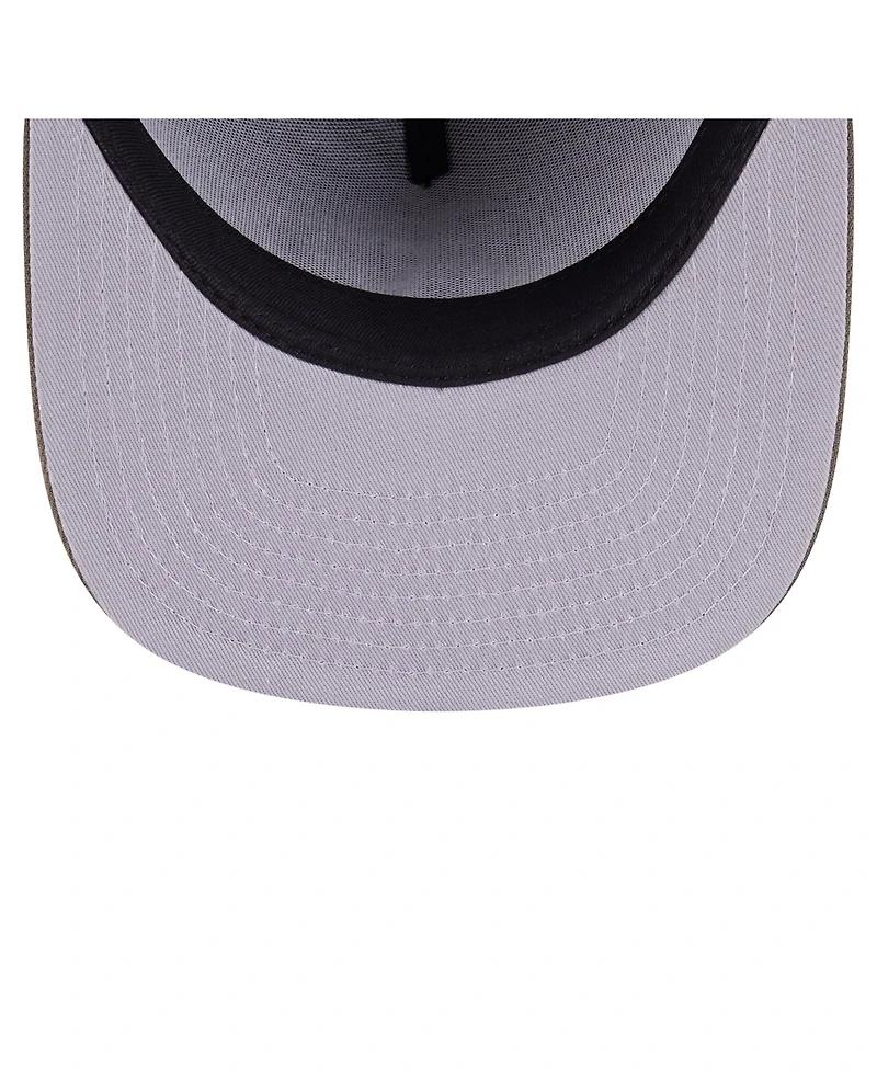 New Era Men's Olive Athletics Color Pack A-Frame 59FIFTY Fitted Hat
