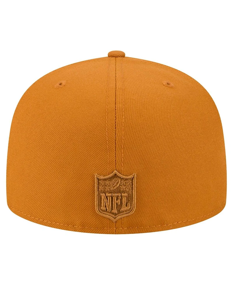 New Era Men's Brown Washington Commanders Color Pack A-Frame 59FIFTY Fitted Hat