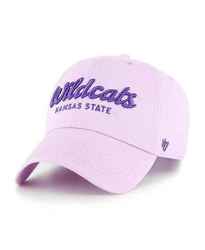 '47 Brand Men's Light Purple Kansas State Wildcats Vault Clean Up Adjustable Hat
