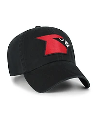 '47 Brand Men's Black Louisville Cardinals Vault Clean Up Adjustable Hat