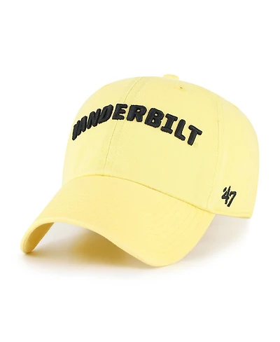 '47 Brand Men's Maize Vanderbilt Commodores Clean Up Adjustable Hat