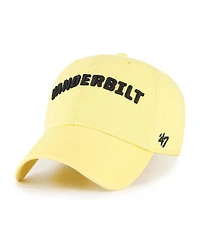 '47 Brand Men's Maize Vanderbilt Commodores Clean Up Adjustable Hat