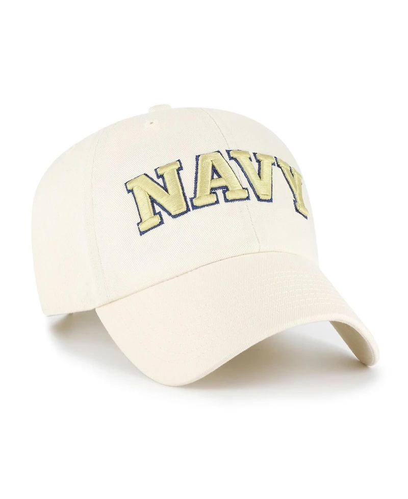 '47 Brand Men's Sand Navy Midshipmen Clean Up Adjustable Hat