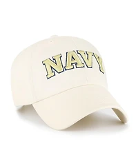 '47 Brand Men's Sand Navy Midshipmen Clean Up Adjustable Hat