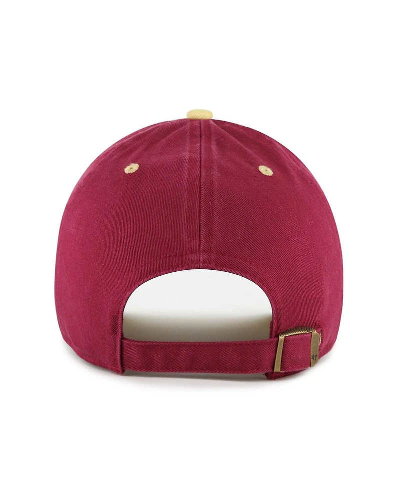 '47 Brand Big Boys and Girls White Florida State Seminoles Scooter Clean Up Adjustable Hat