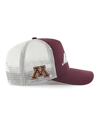 '47 Brand Men's and Women's Maroon Minnesota Golden Gophers Contemporary Basics Foundation Trucker Hitch Adjustable Hat