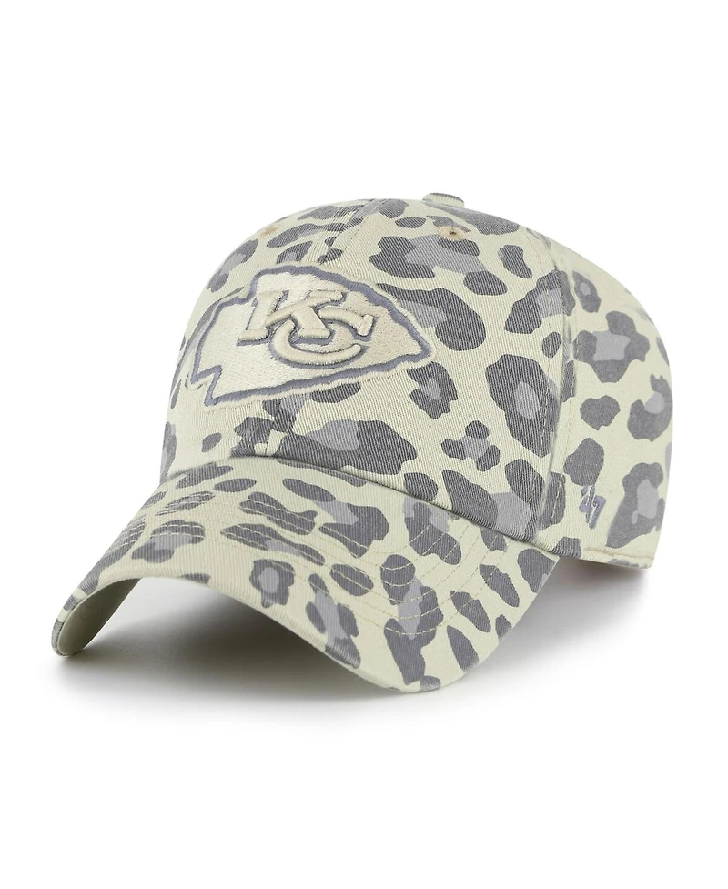 '47 Brand Women's Gray Kansas City Chiefs Bagheera Clean Up Adjustable Hat